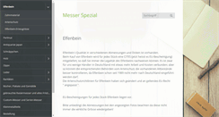 Desktop Screenshot of messer-spezial.de